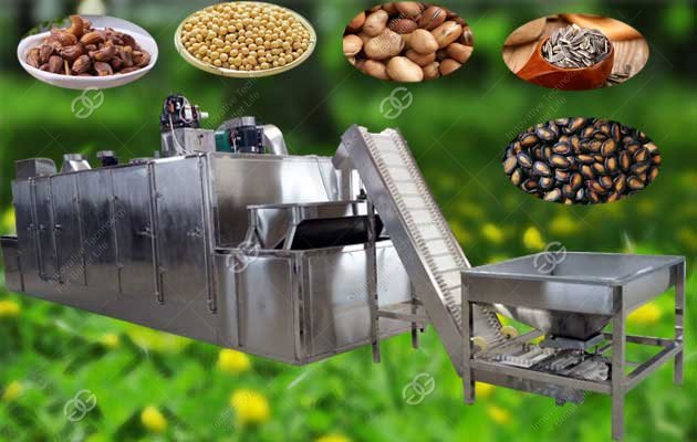 <b>Continuous Type Cashew|Nuts Roasting Machine</b>