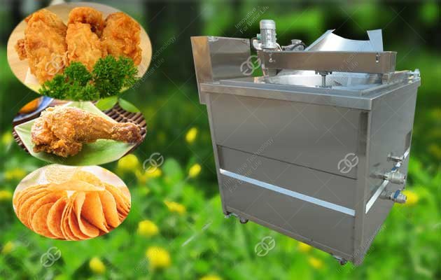Automatic Round Pan Potato Chips Deep Frying Machine Gas/Electric Heating