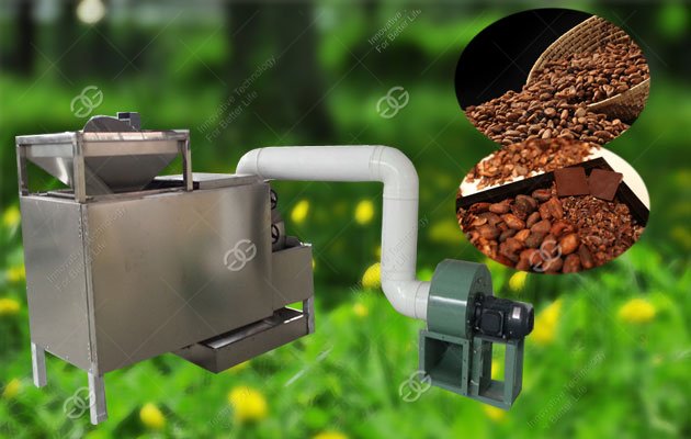 Three Rolls Peeling Machine Of Peanuts And Cocoa Beans Factory Price