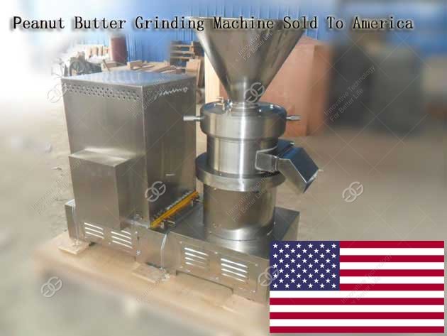 Small Scale Peanut Butter Grinding Machine Colloid Mill To America