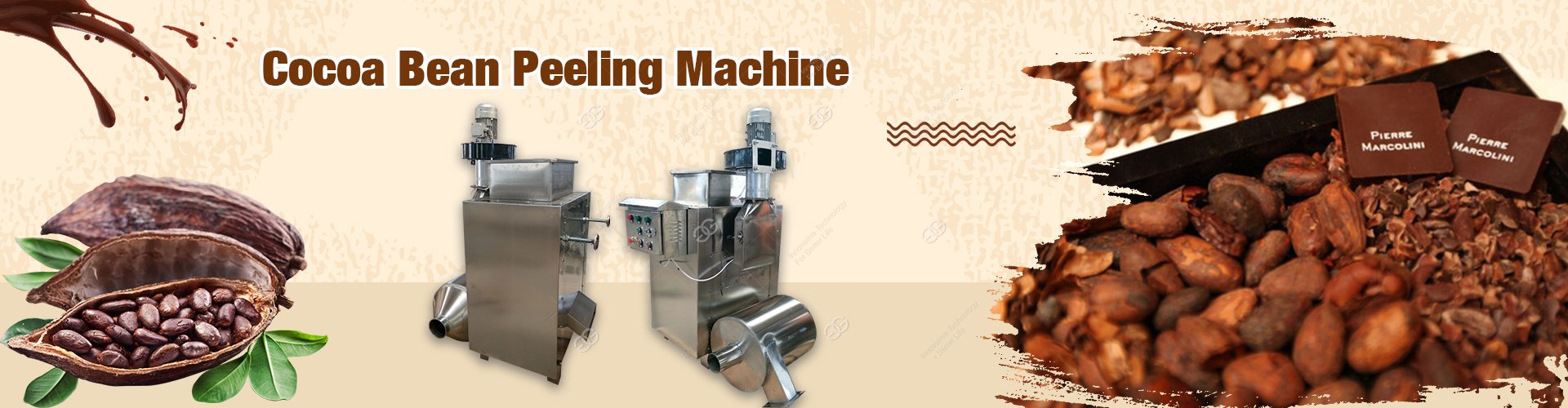 Cocoa Bean Skin Peeling Machine