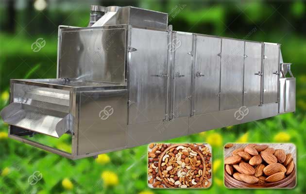 Continuous Nut Roasting Machine For Walnut Chickpea And Beans