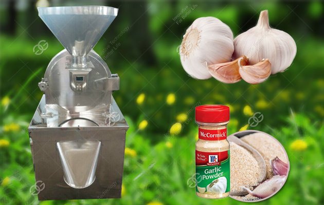 Dry Garlic Powder Milling Machine With 304 Stainless Steel