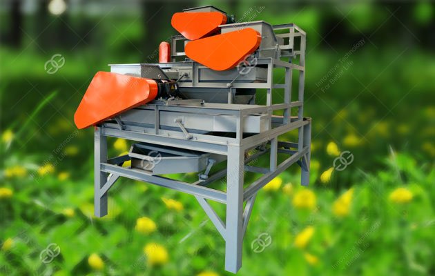 almond shell removing machine