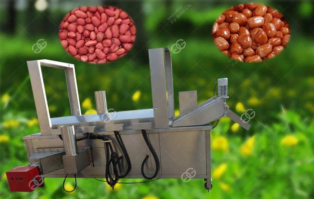 automatic peanut frying machine