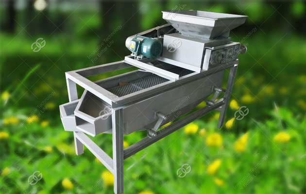 almond shell cracking machine